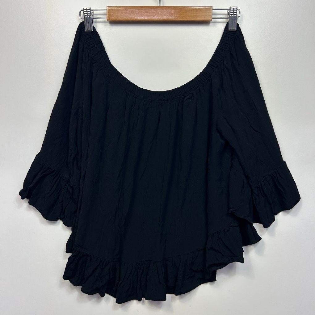 Zara Black Top - Size XL