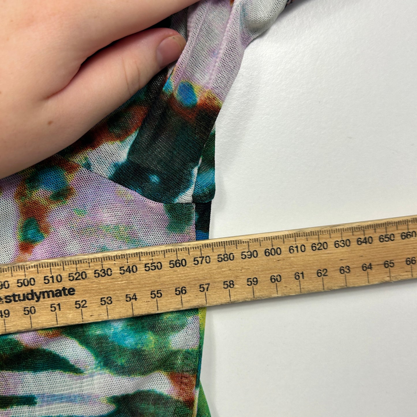 Kamiko Abstract Watercolor Print Shirt - Size 14