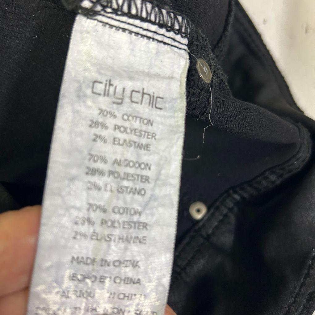 City Chic Black Jeans - Size 14