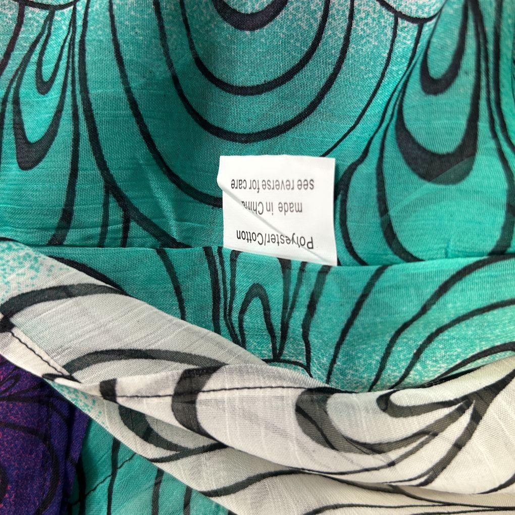 Kaftan Sheer Top - Size 12 (Oversized)