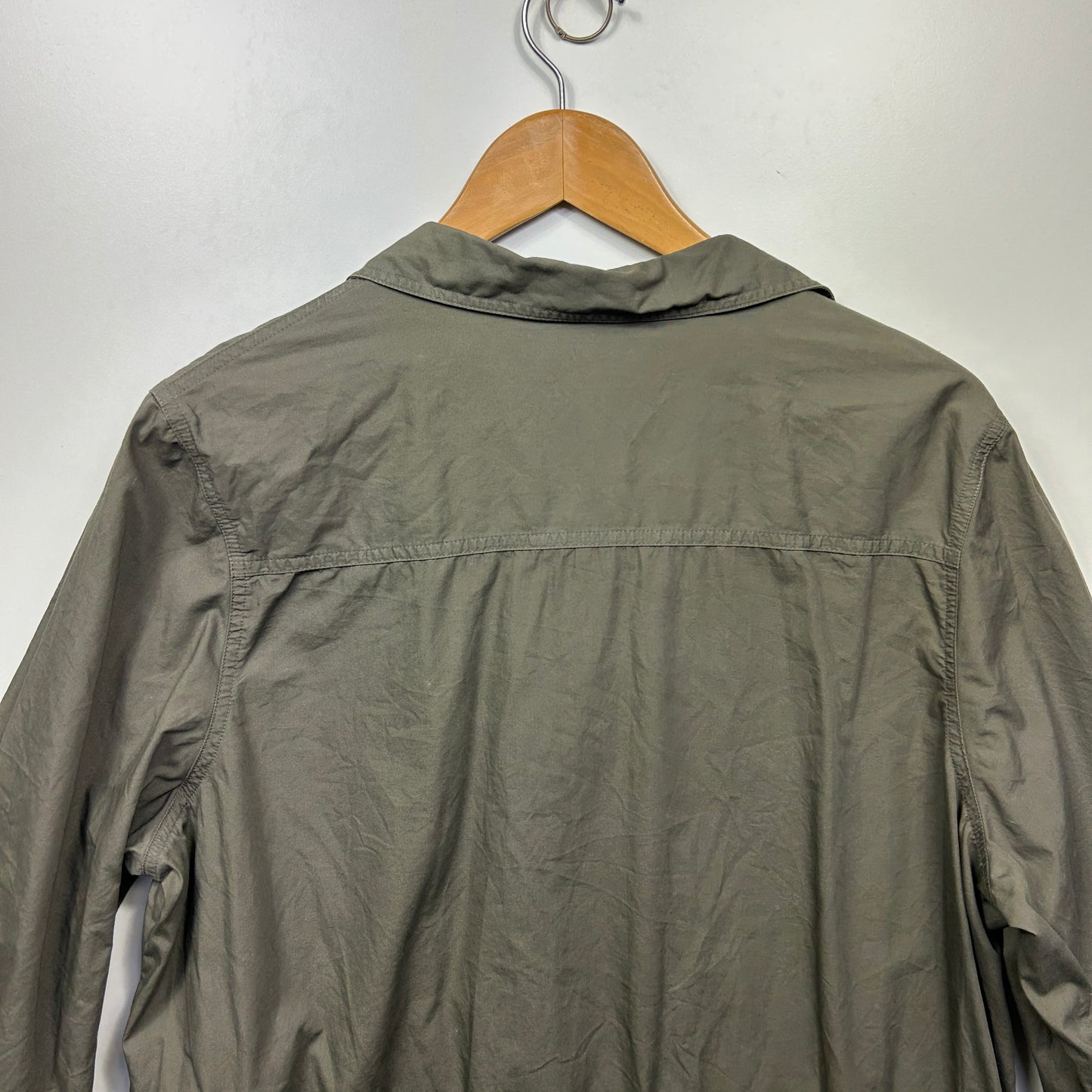 Expression Top Size 20 Green Embroidered 3/4 Sleeve Cotton