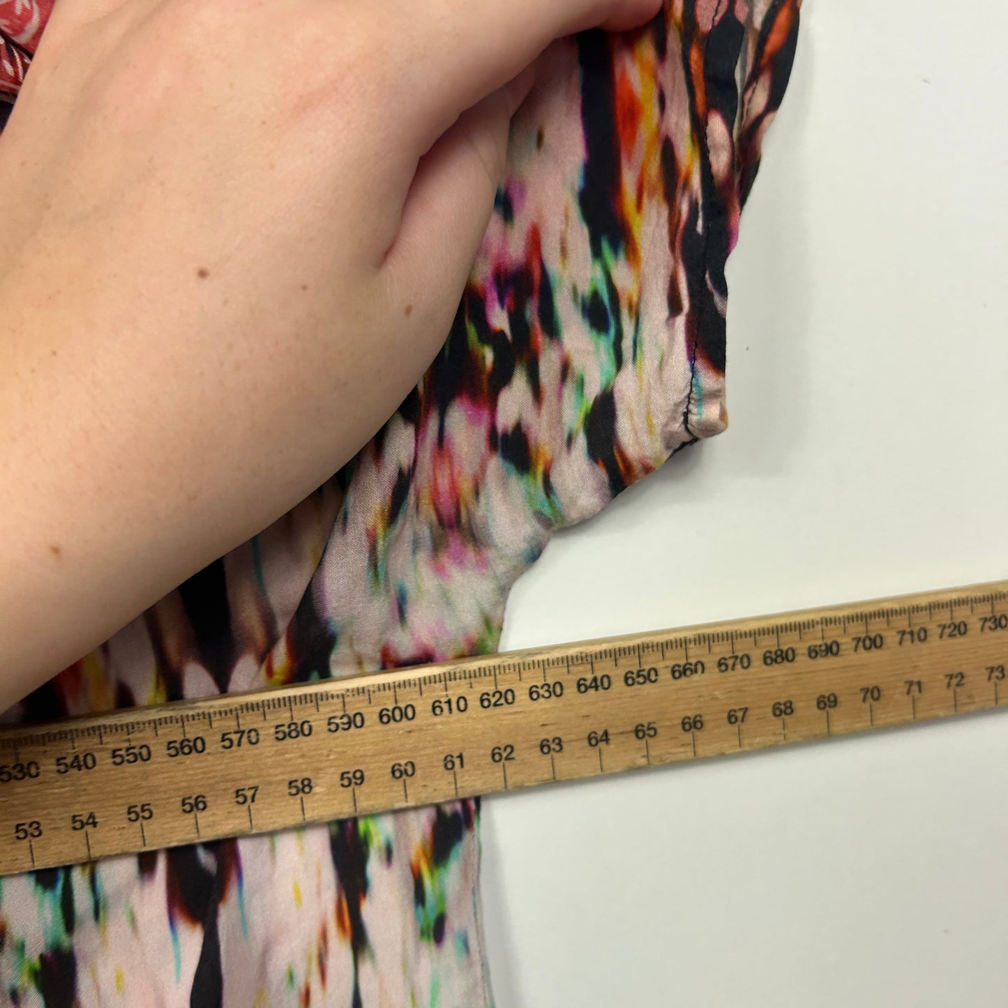 Rockmans Multicolour Print Tunic Top - Size 20