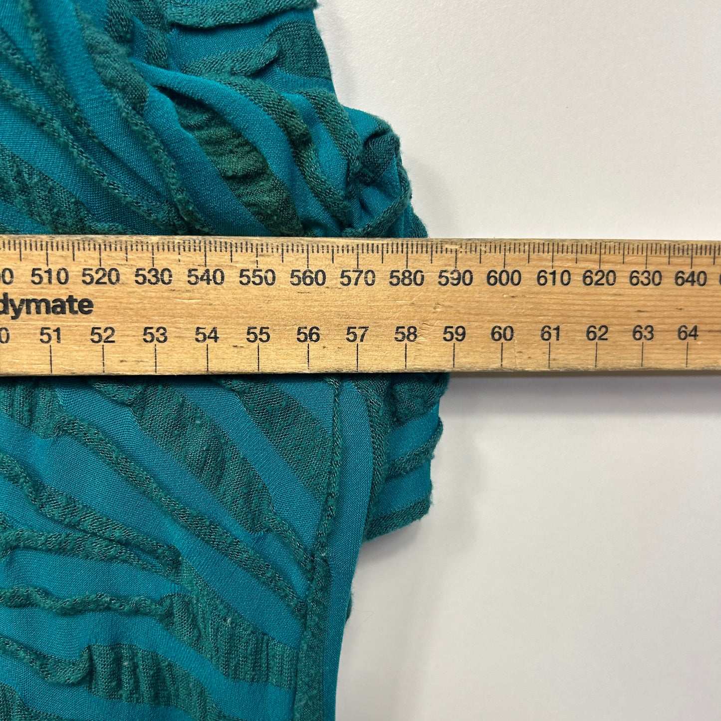 Taking Shape Top Size 16 Small Plus Teal Short Sleeve Textured
