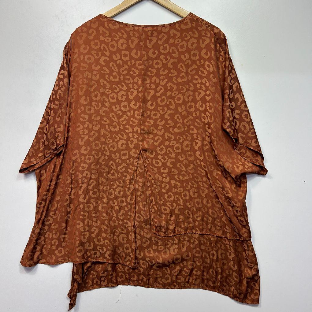 Taking Shape Rust Top - Size 16