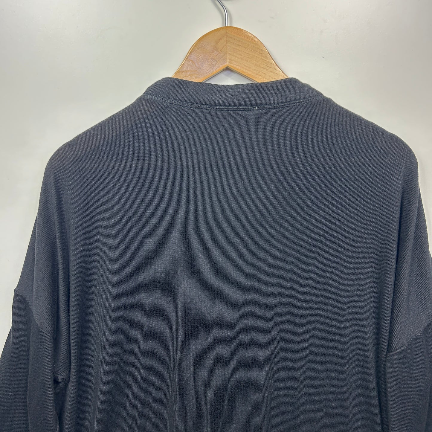 Katies Top Size 2XL Black Long Sleeve Button Up