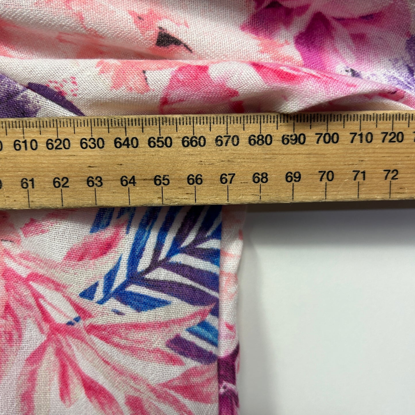 Katies Top Size 18 Floral 3/4 Sleeve Multicoloured Button Up