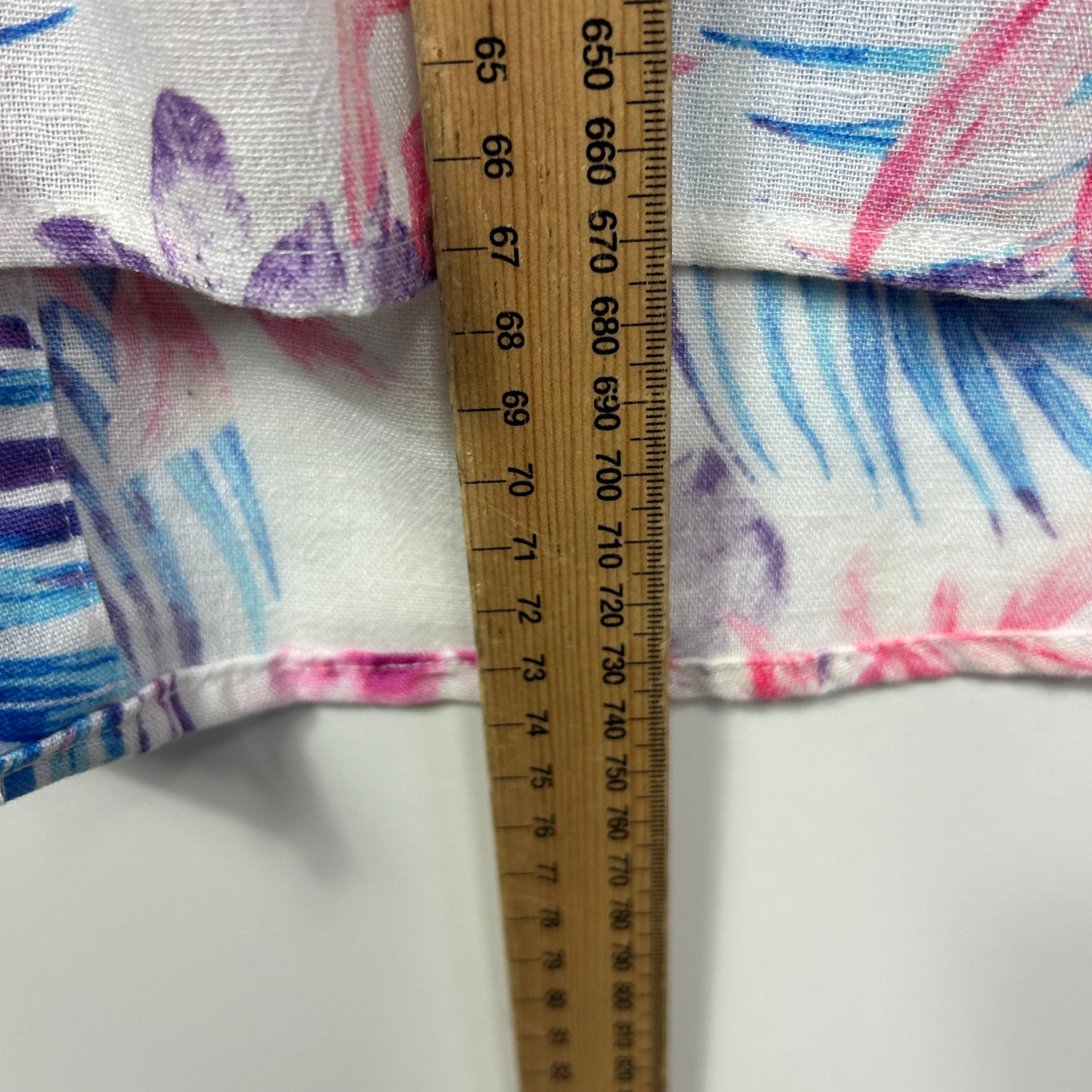 Katies Top Size 18 Floral 3/4 Sleeve Multicoloured Button Up
