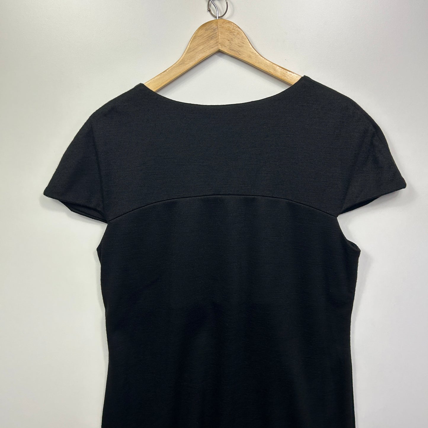 Boo Radley Dress Size 16 XL Black Short Cap Sleeve New