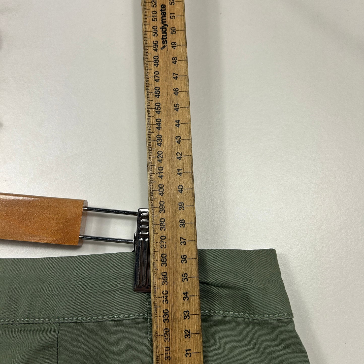 Brillant Basics Olive Green Chino Shorts - Size 14