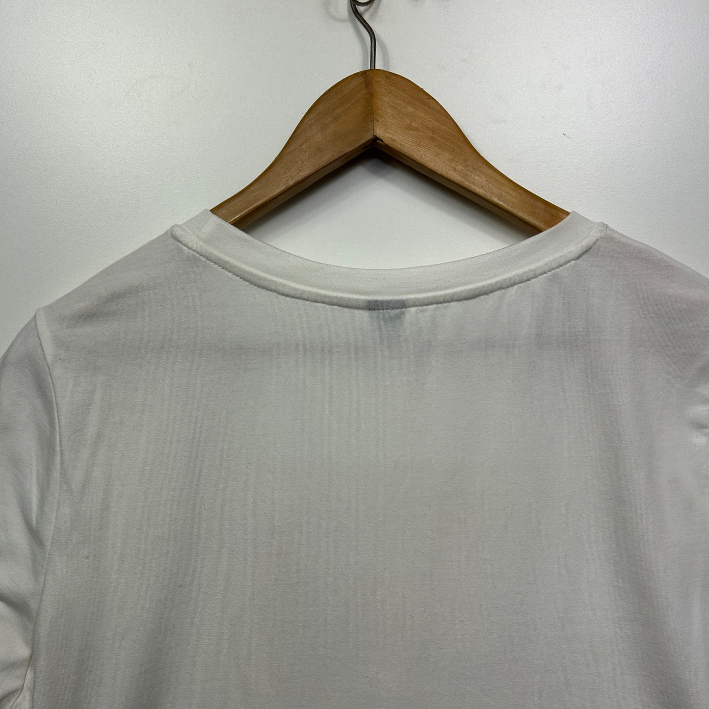 Emery Rose TShirt Top Size 16 1XL White Short Sleeve