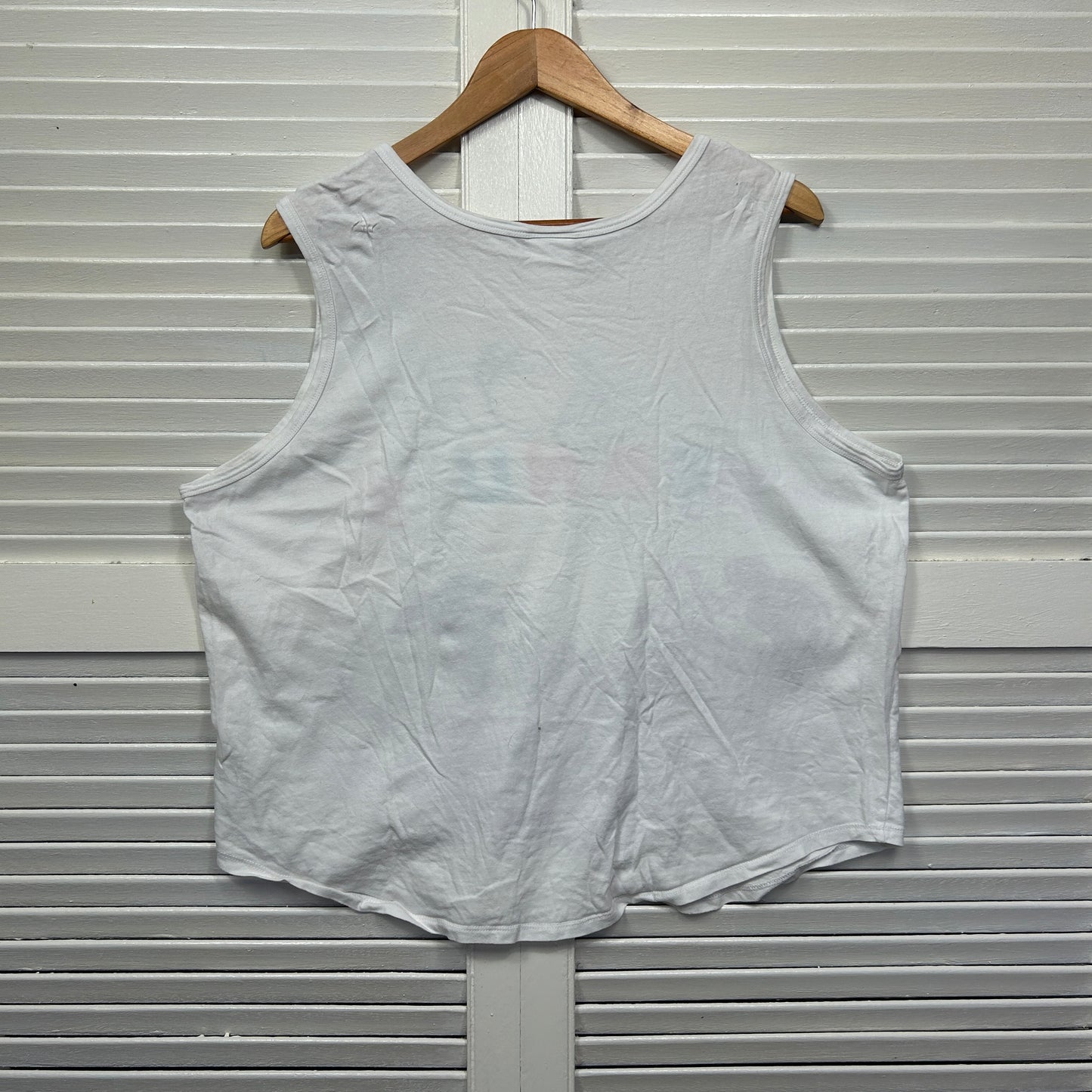 Peanuts Tank Top Size XL 16 White Sleeveless