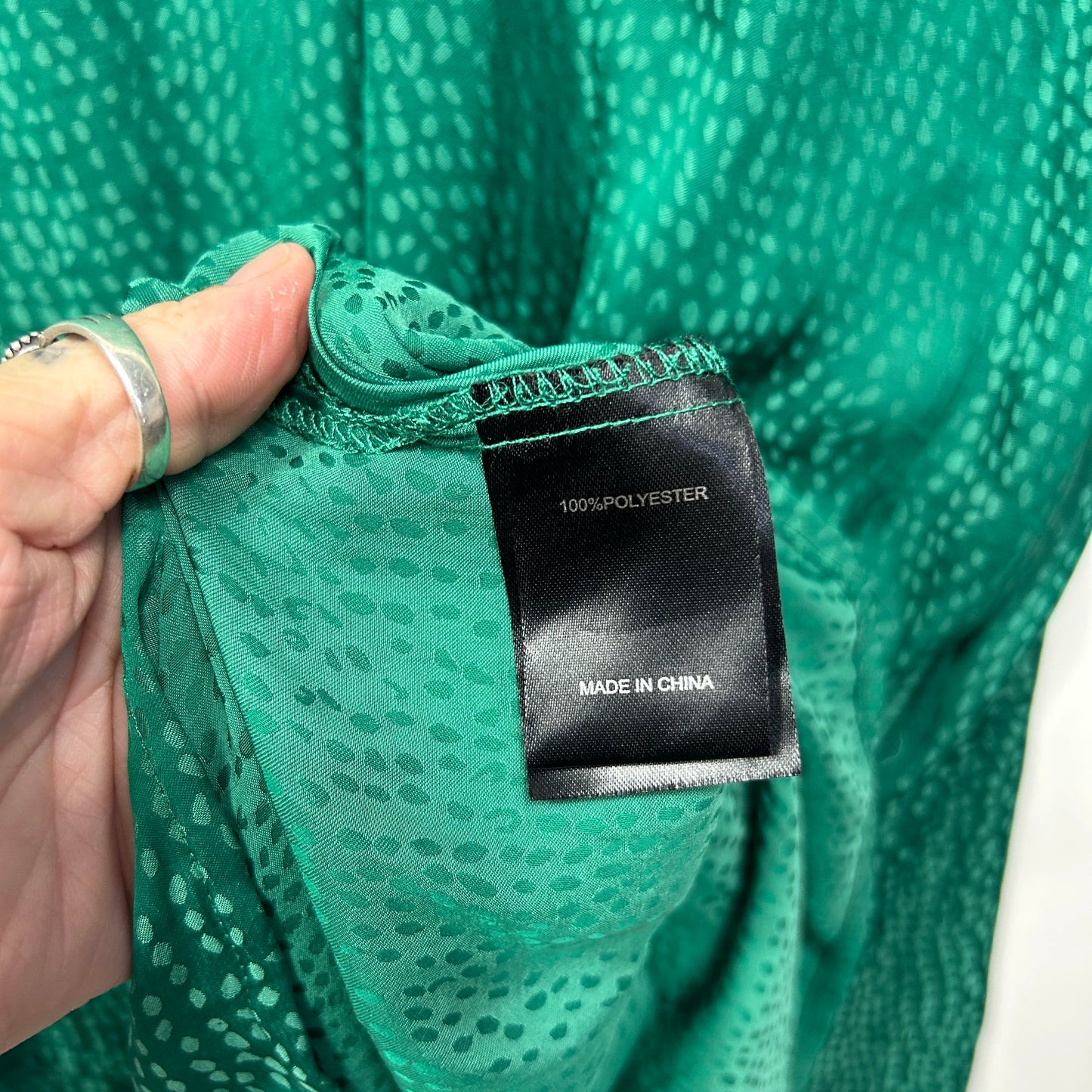 Taking Shape Tunic Top Size 16 Green Short Sleeve
