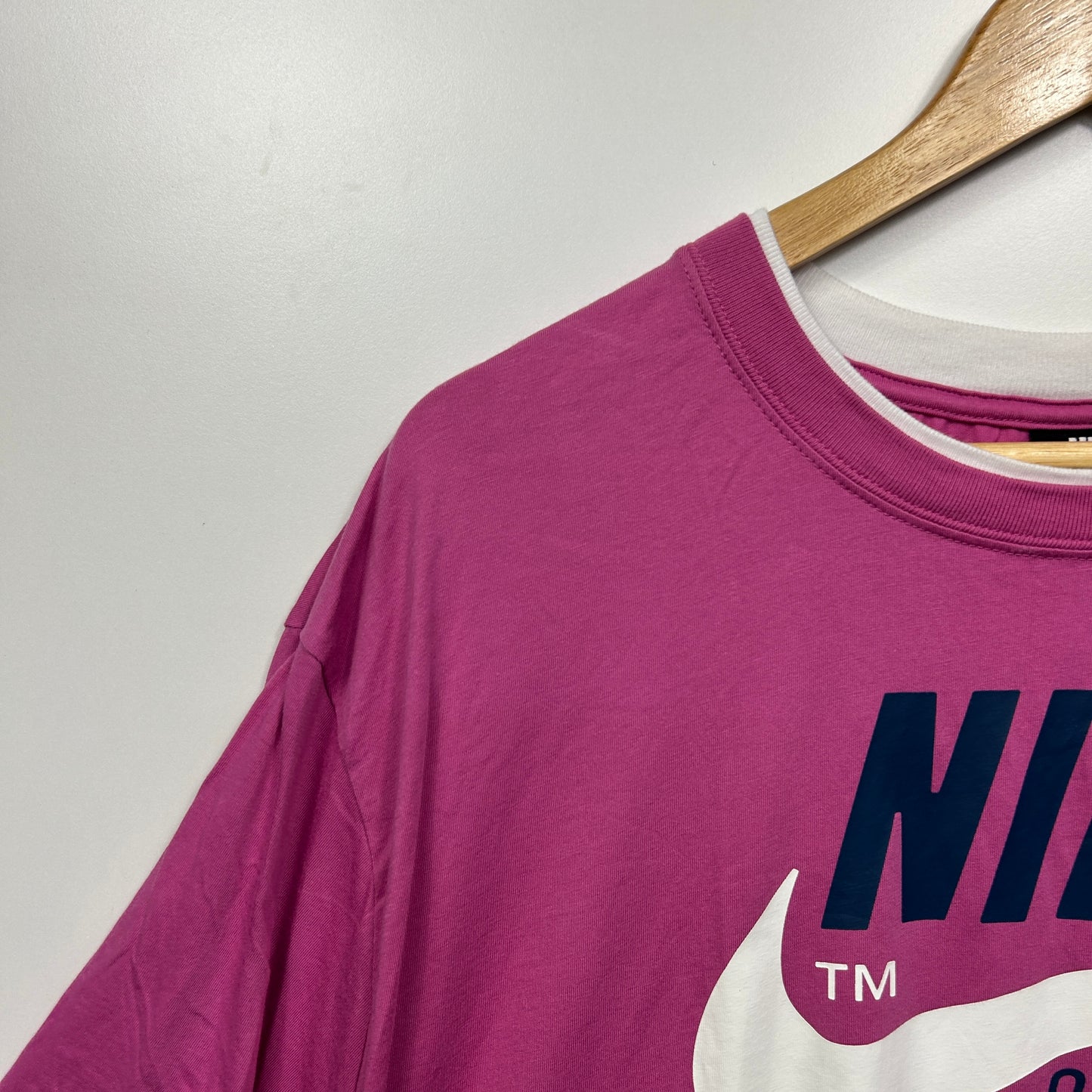 Nike Plus Tshirt Top Size 3XL 22 24 Pink Short Sleeve Activewear
