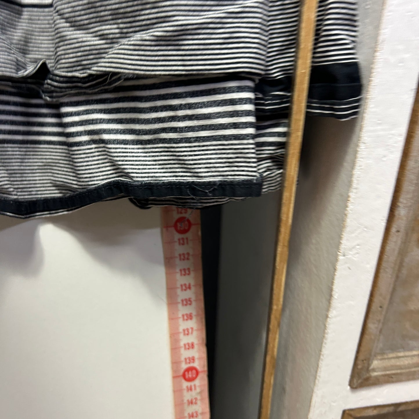 edited Black and White Striped Maxi Sundress - Size 18