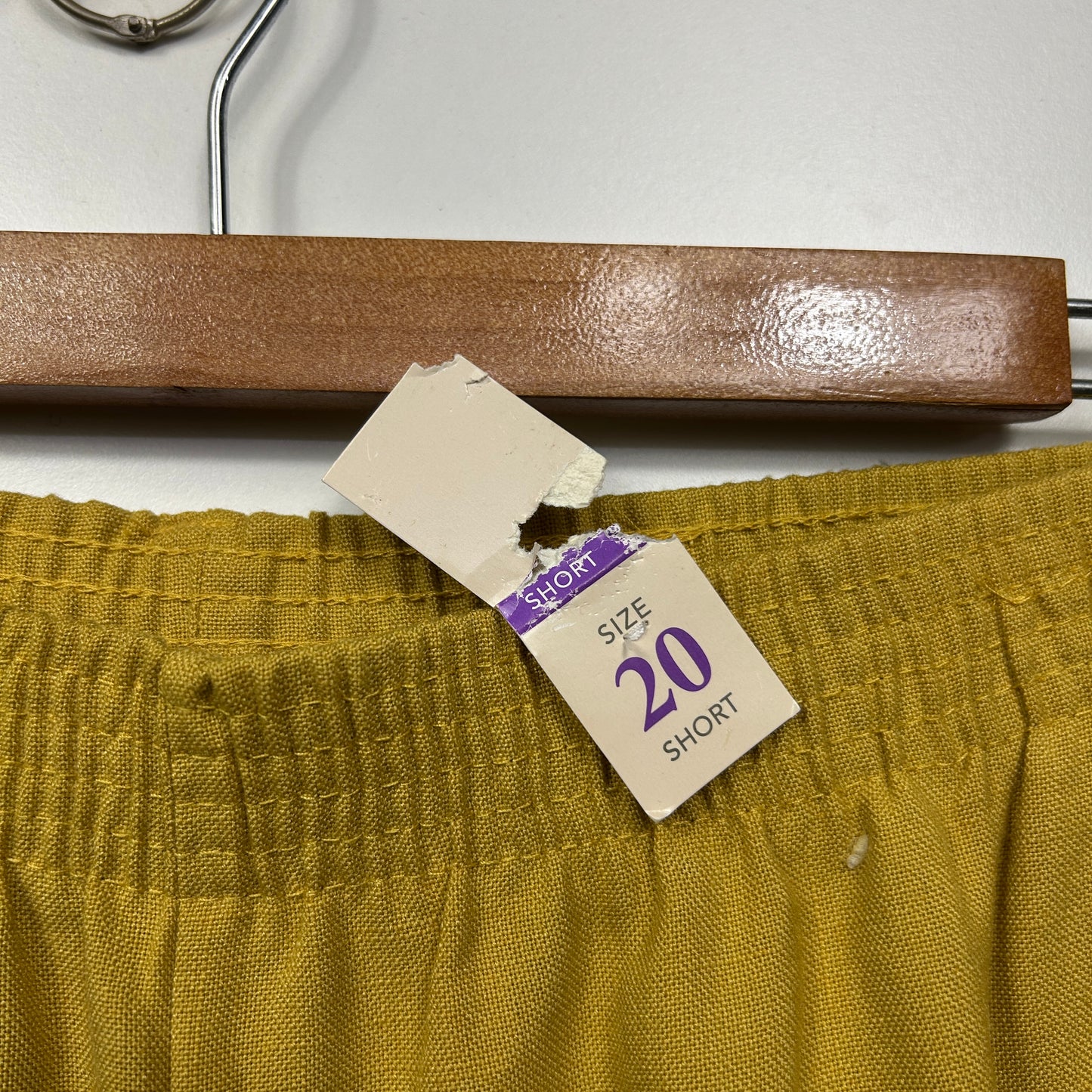 Millers Pants Size 20 Mustard Pockets Elastic Waist New