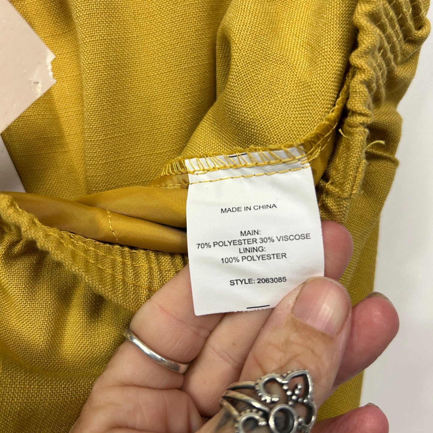 Millers Pants Size 20 Mustard Pockets Elastic Waist New