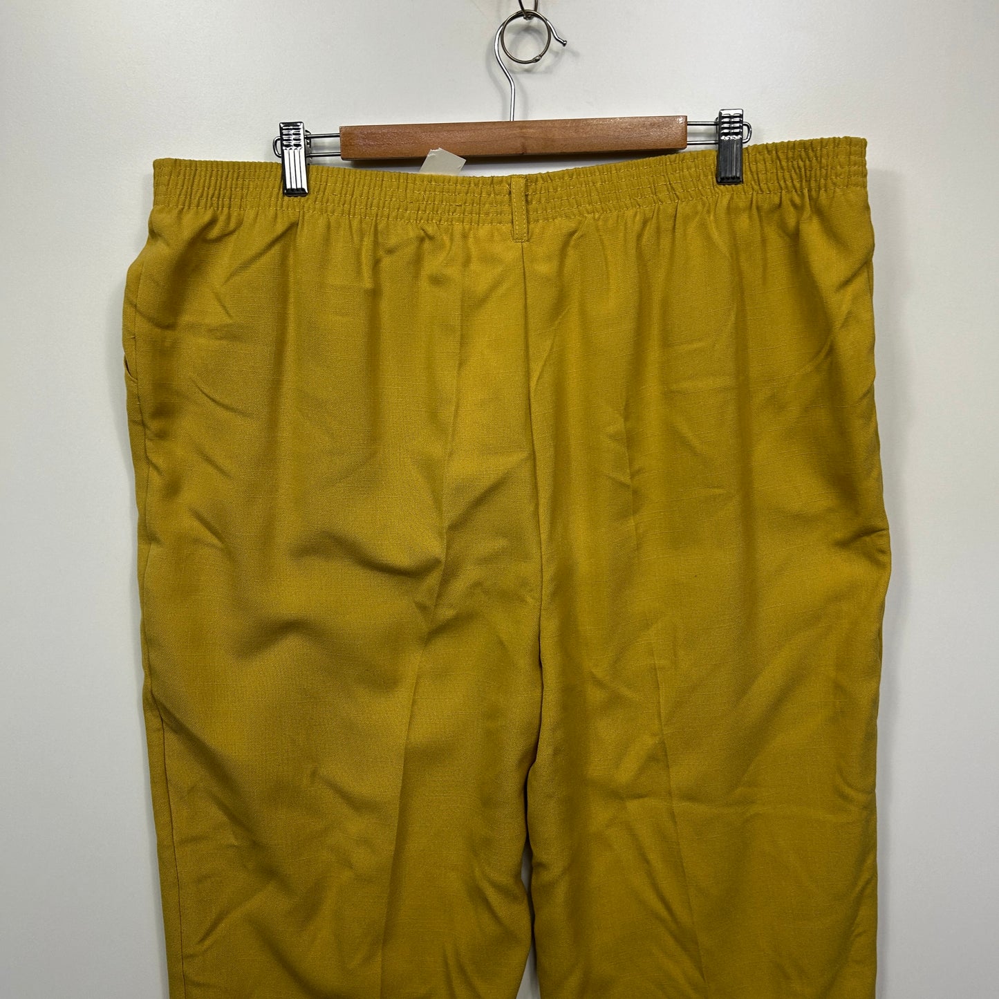 Millers Pants Size 20 Mustard Pockets Elastic Waist New