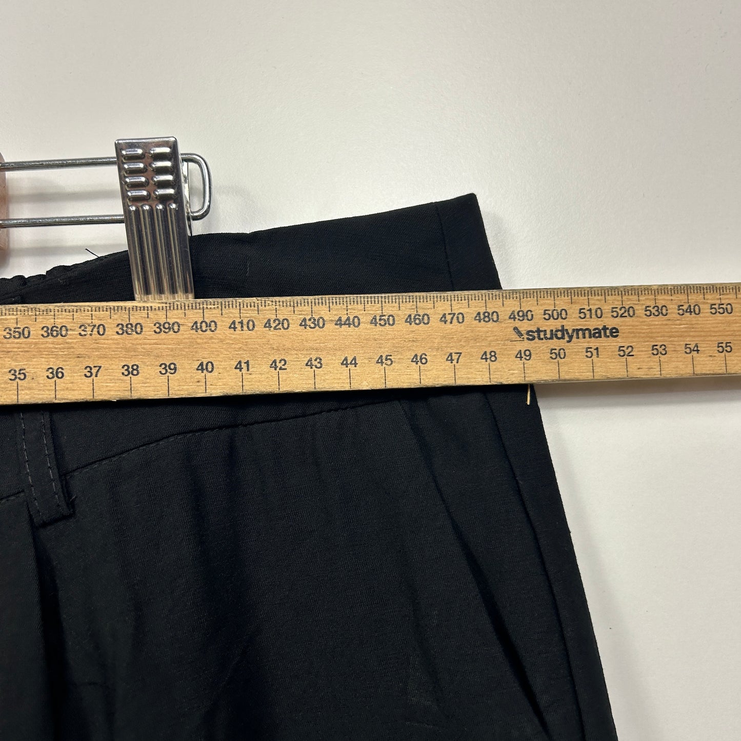 City Chic Pants Size 16 Small Plus Black Pockets Viscose Blend