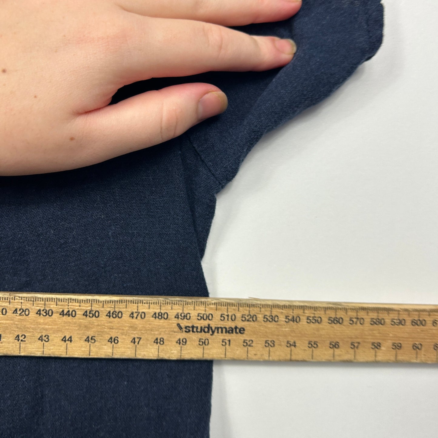 Anko Curve Navy Textured Tunic Dress - Size 18