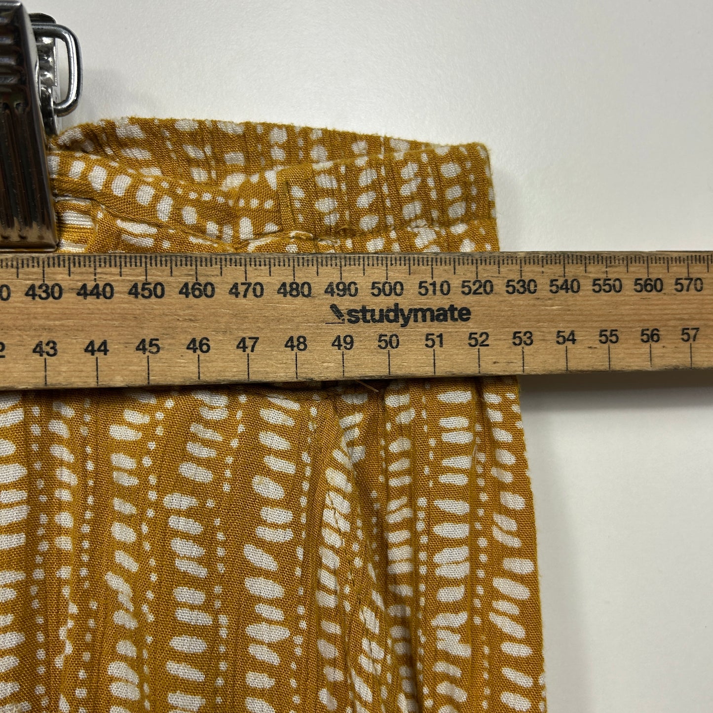 beme Cropped Pants Size 22 Mustard Pockets Viscose