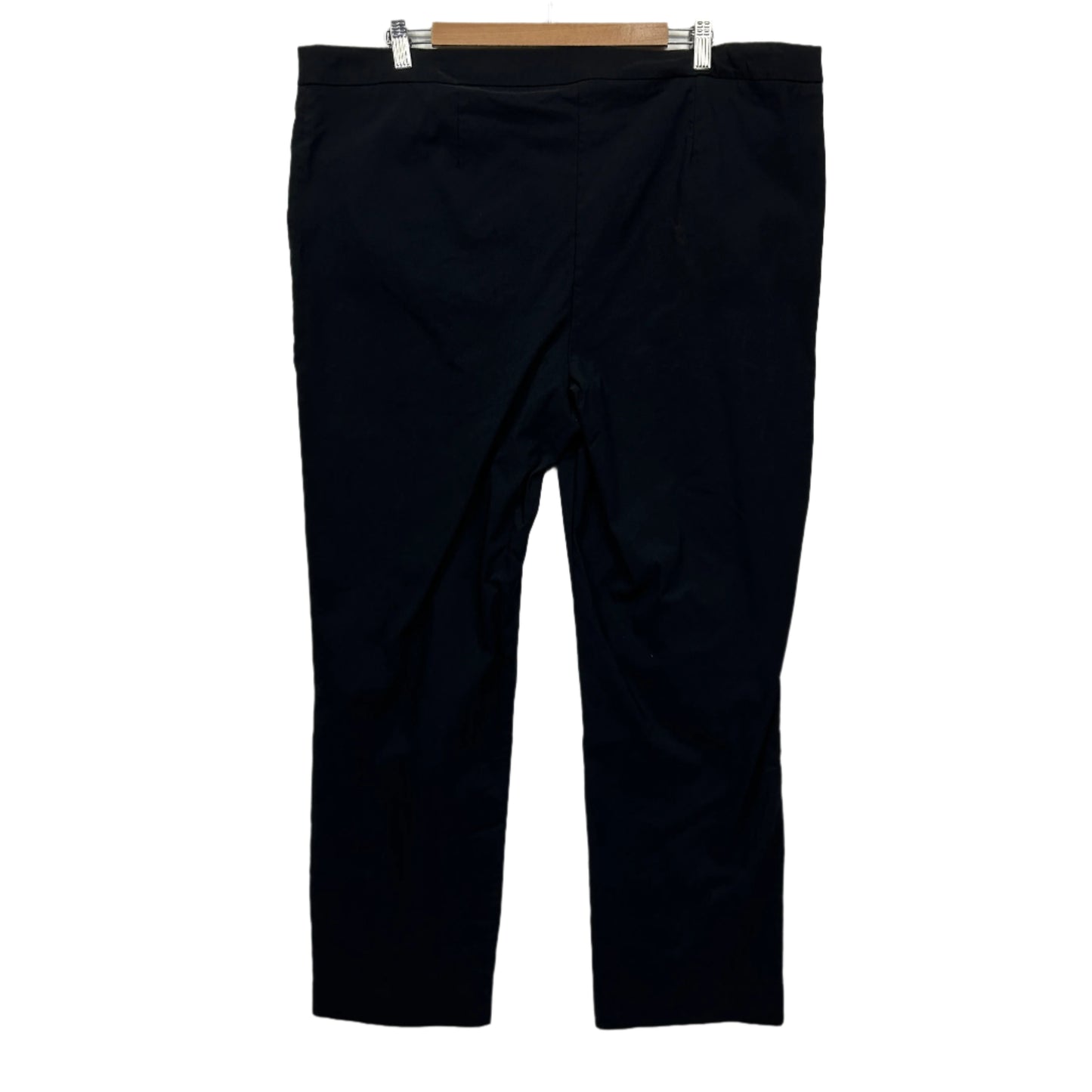 Edited Pants Size 22 Black Pockets Zip Fly