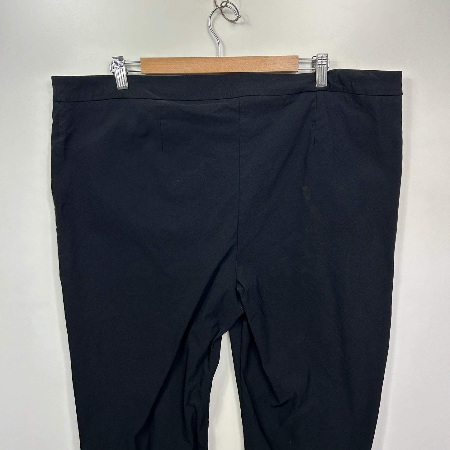 Edited Pants Size 22 Black Pockets Zip Fly