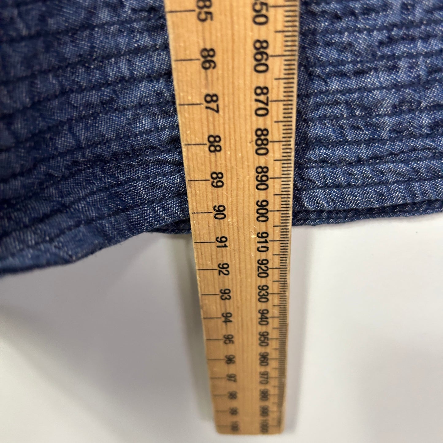 Zapelle Skirt Size 18 Blue Chambray 100% Cotton