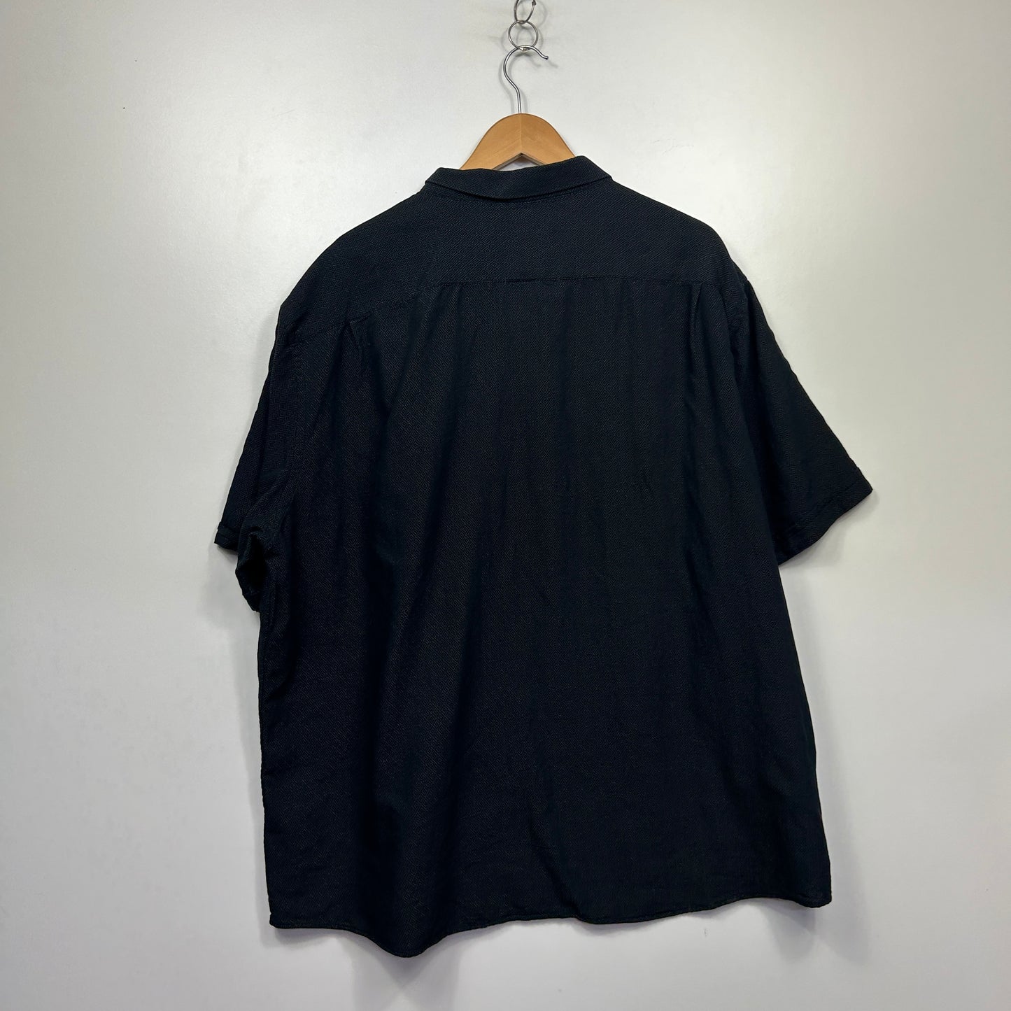 Mr Big Black Short Sleeve Shirt - Size 6XL