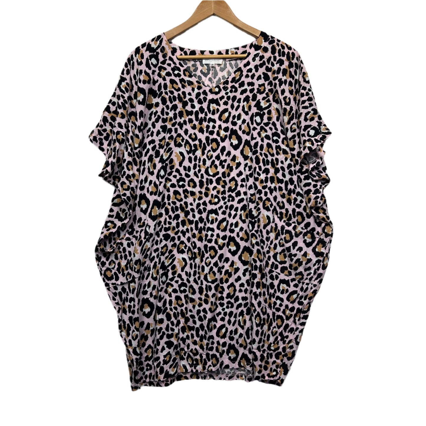 New U Collection Dress Size 14 Multicoloured Animal Print