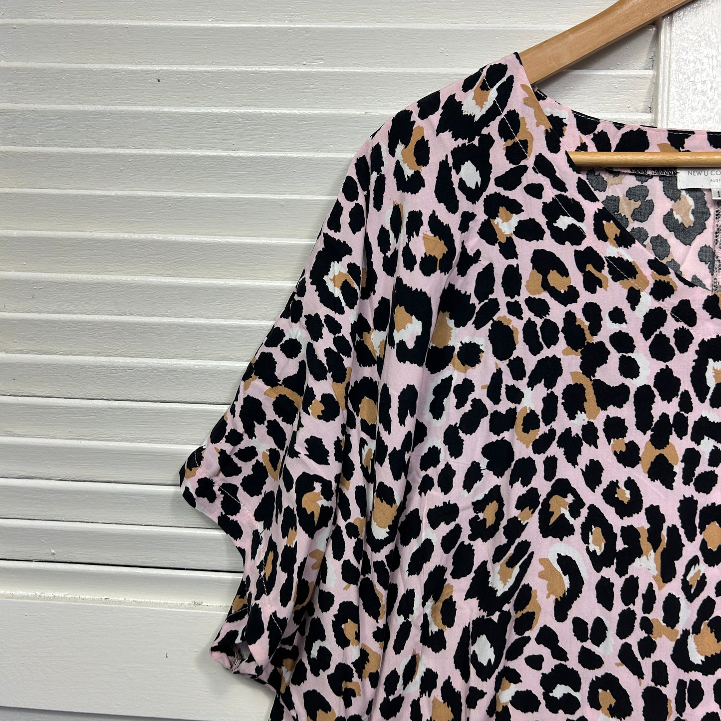 New U Collection Dress Size 14 Multicoloured Animal Print