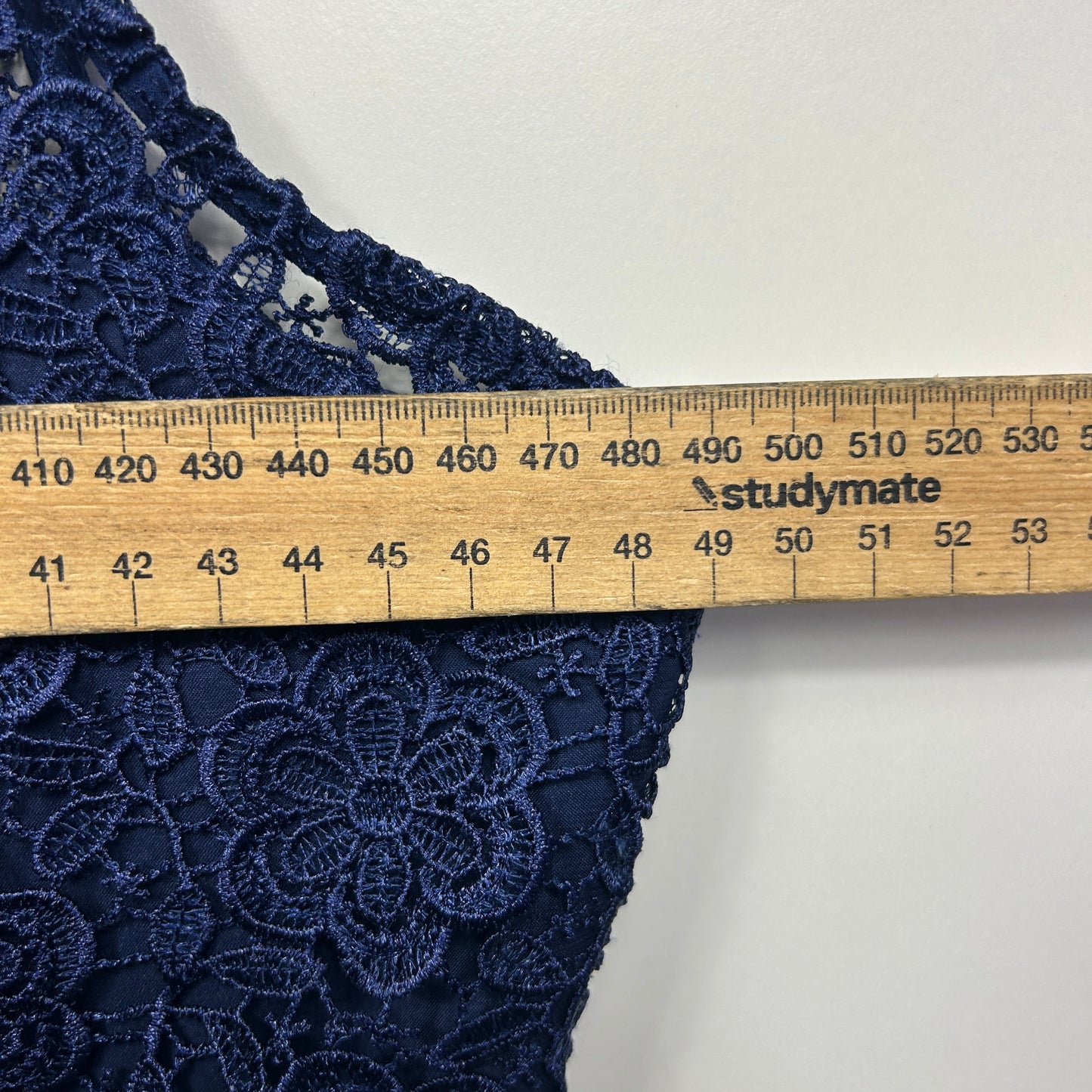 Review Dress Size 16 Blue Lace Cocktail Evening V Neck