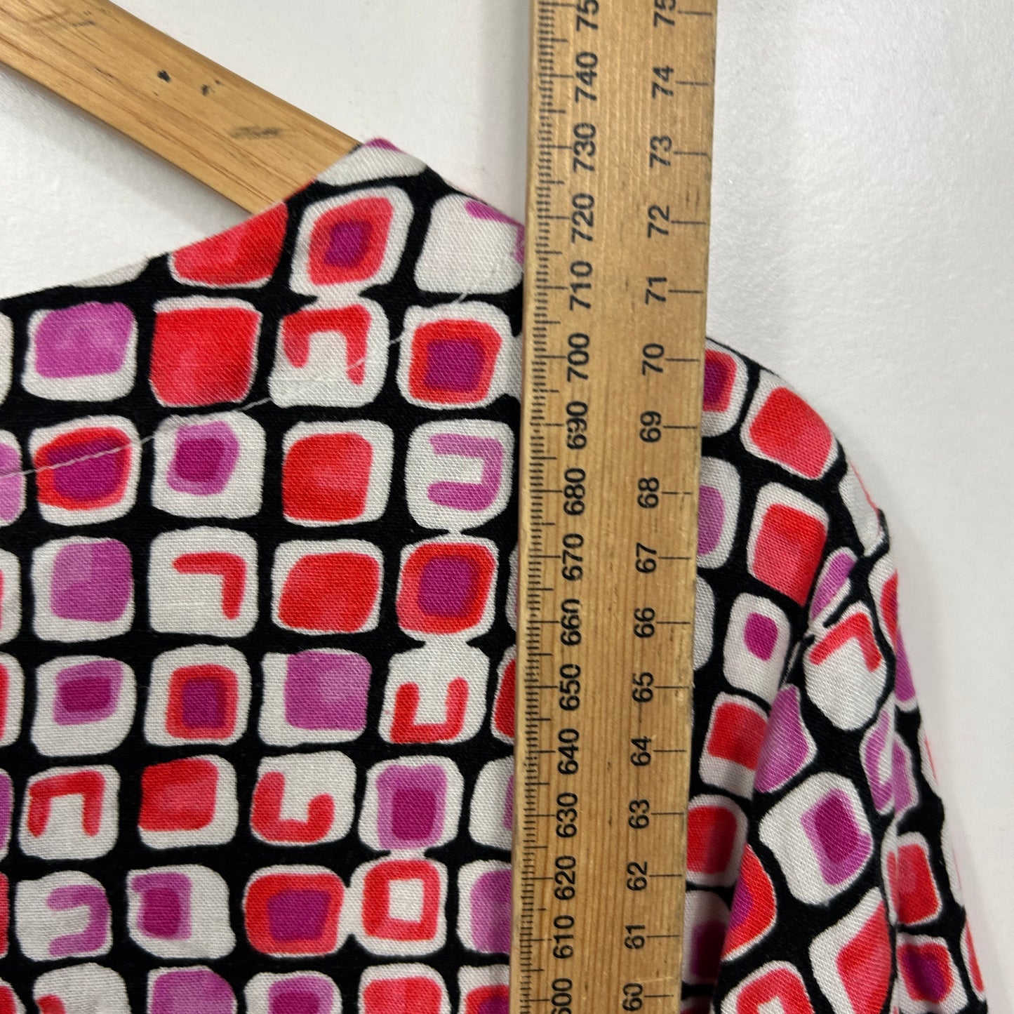 Noni-B Geometric Print Top - Size 18