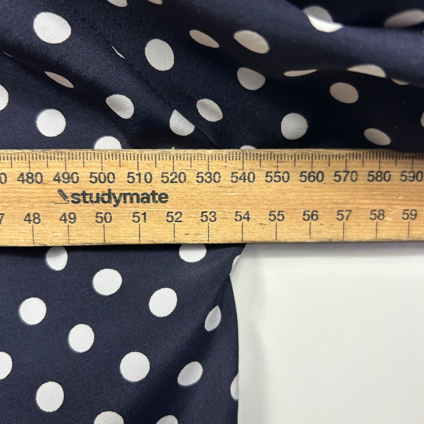 Vintage Rosyland Top Size 14 Navy White Polka Dots Made in Australia