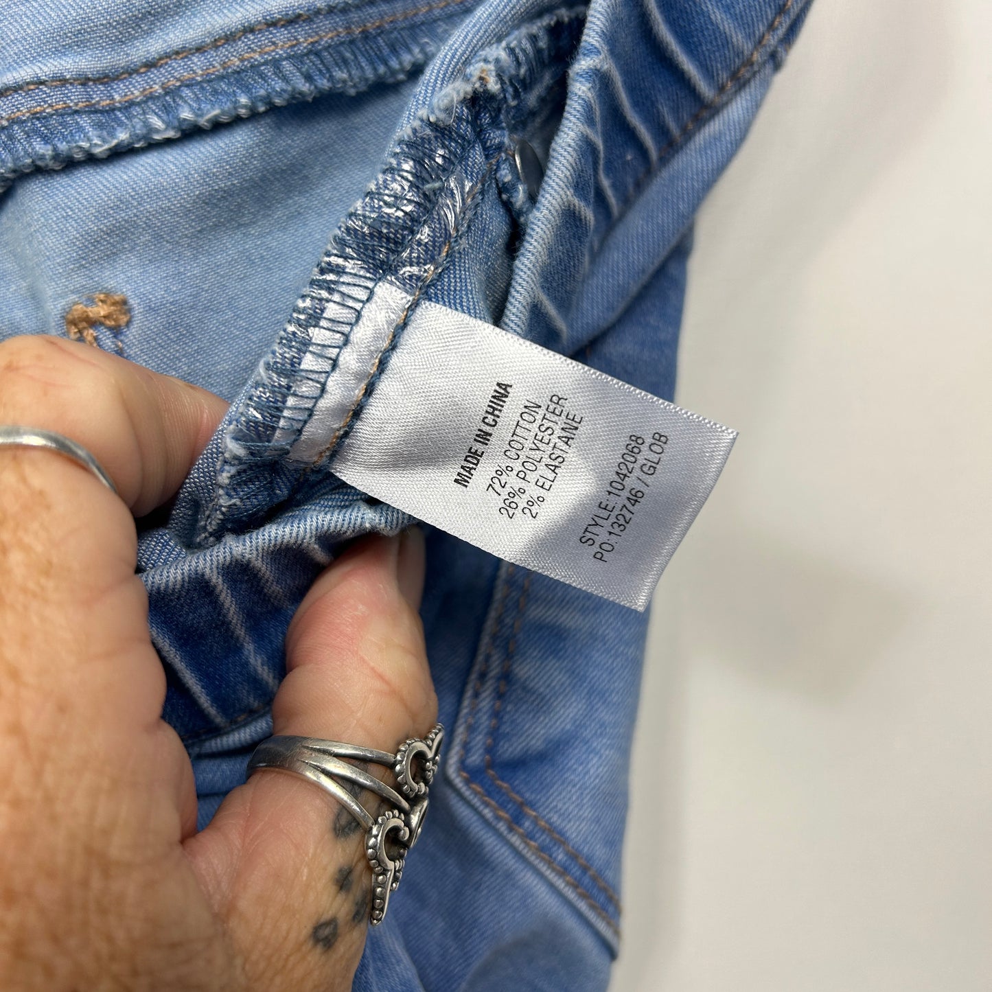 Rockmans Jeans Size 14 Blue Pull On