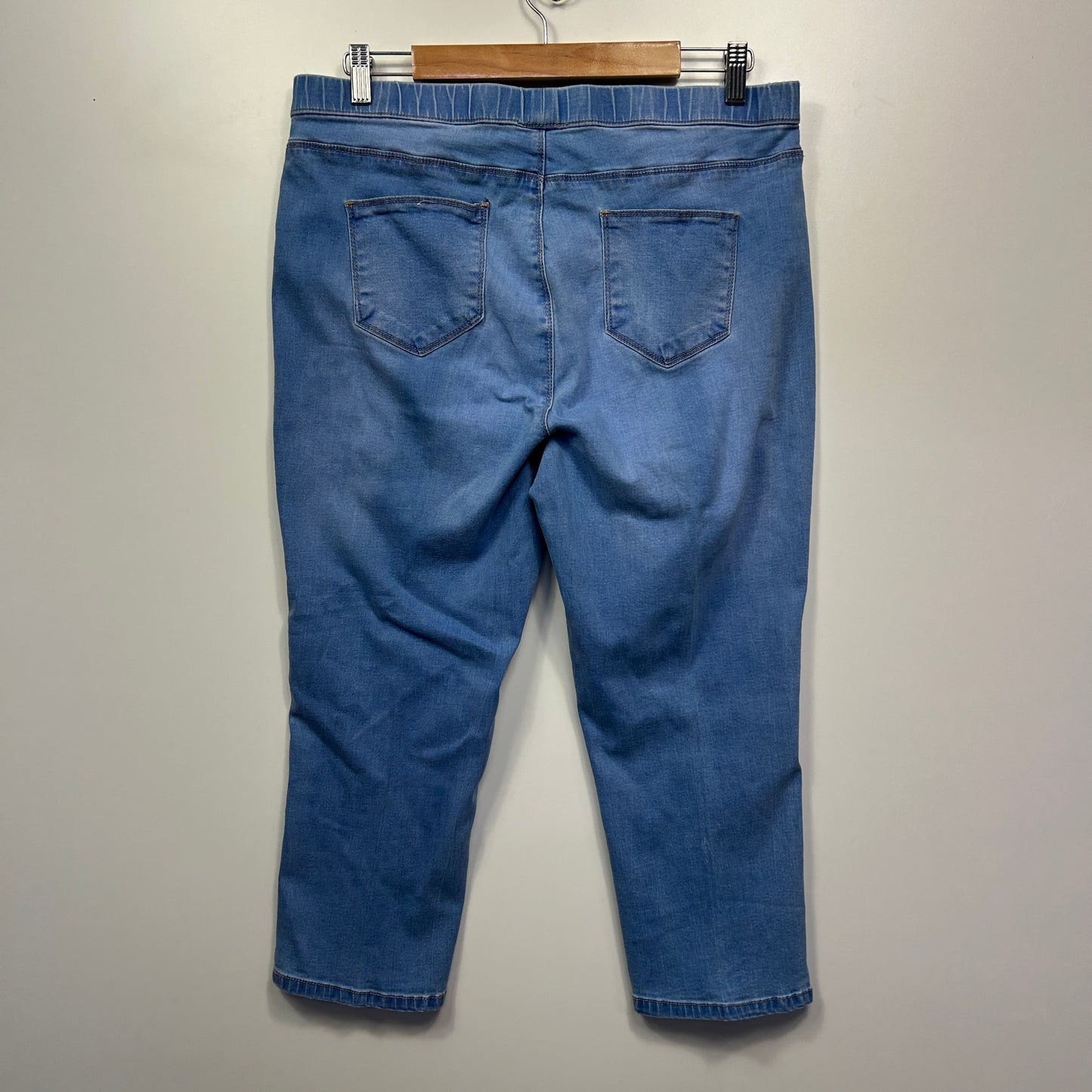 Rockmans Jeans Size 14 Blue Pull On