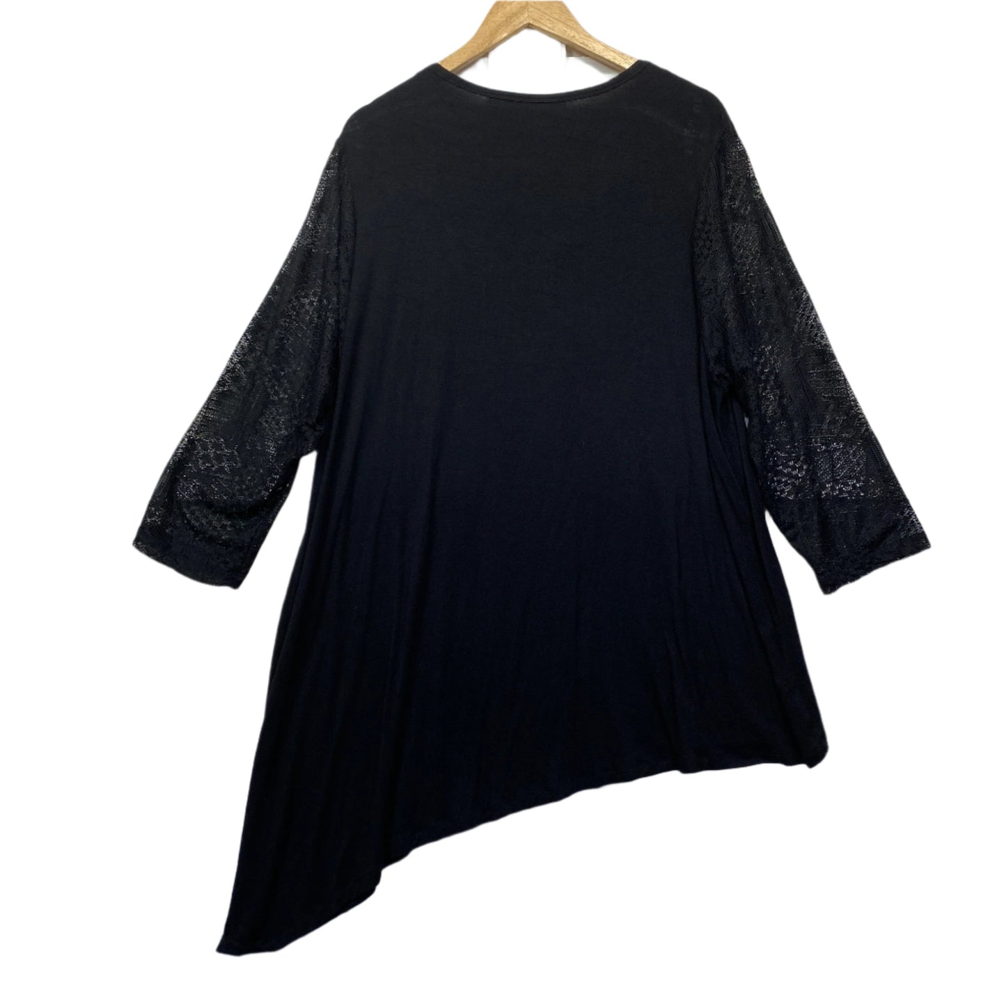 Wite + Top Size XL Black Long Lace Sleeve