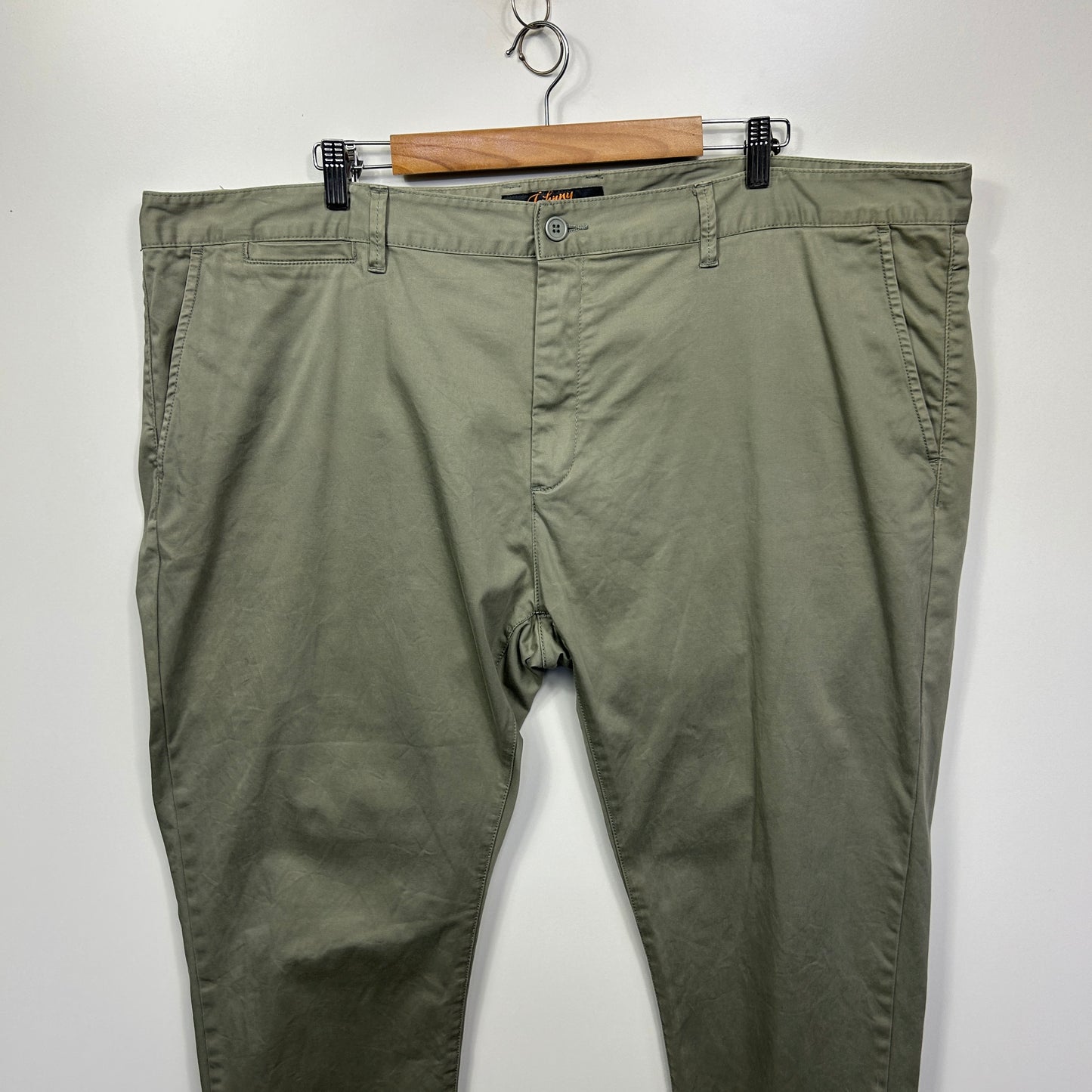 Johnny Bigg Pants Size 48 Green Pockets Cotton