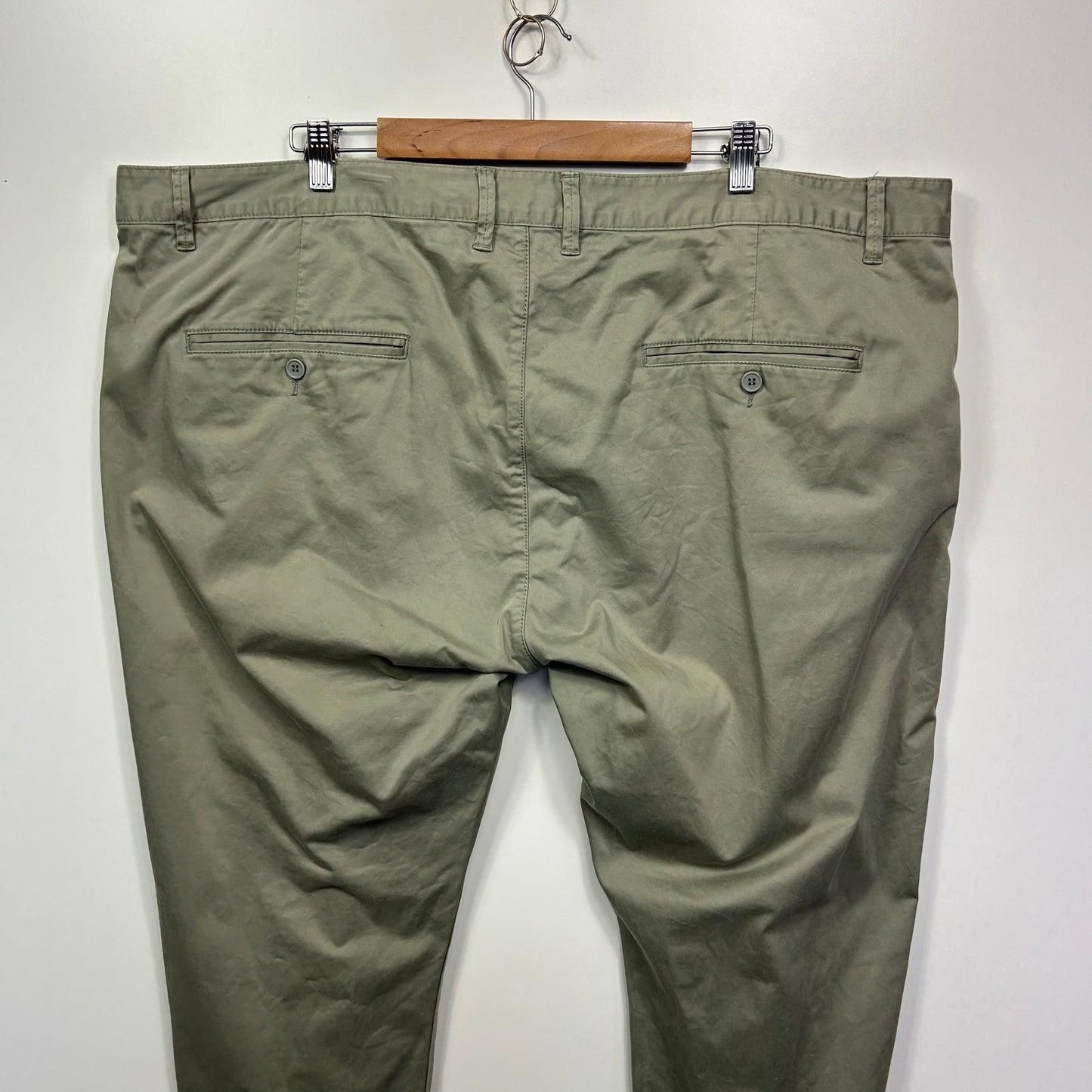 Johnny Bigg Pants Size 48 Green Pockets Cotton