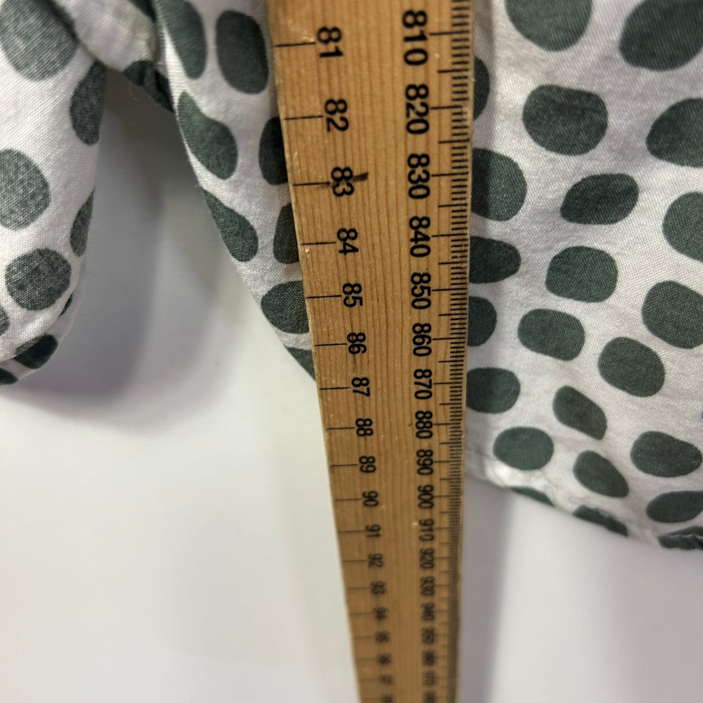 Boho Skirt Size Large? 14 16 Rayon Green White