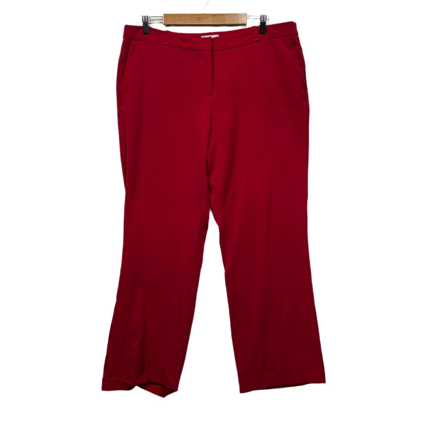 Target Pants Size 18 Red Pockets Viscose Blend