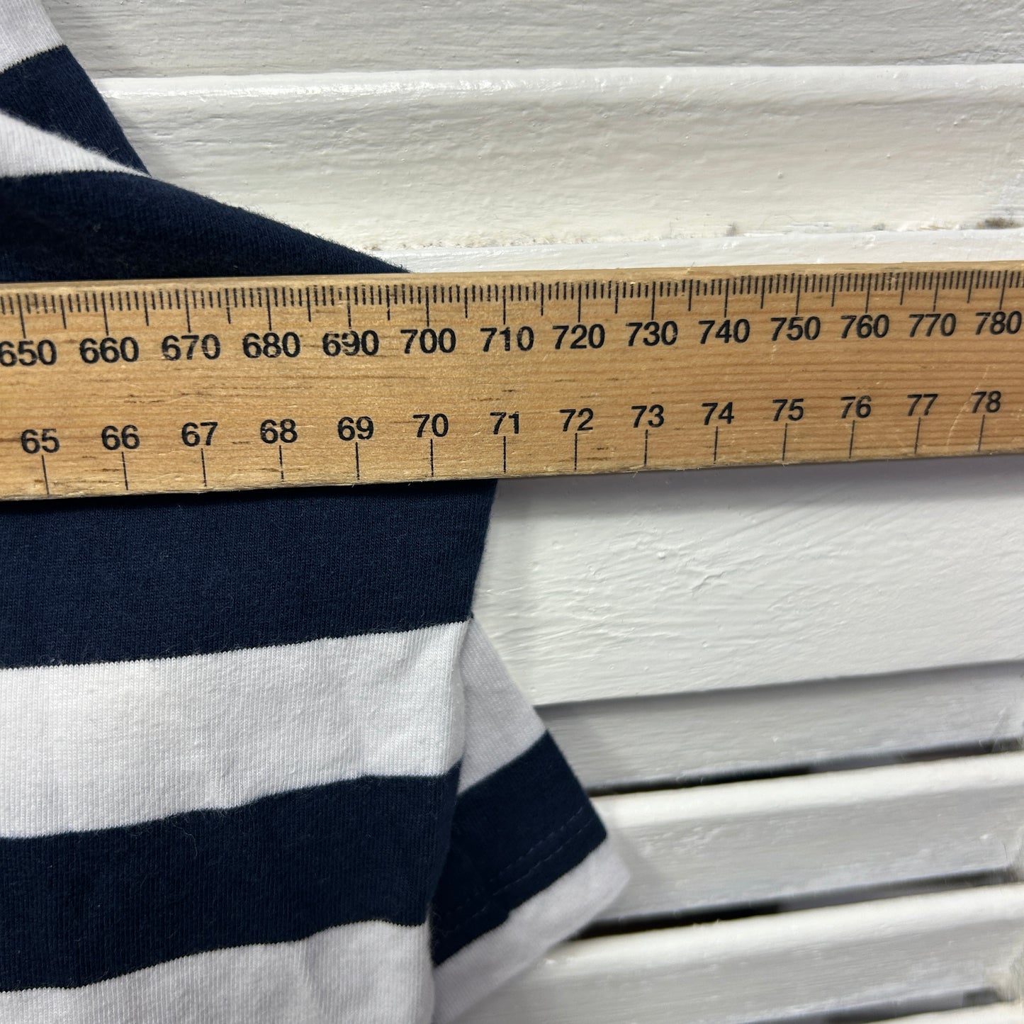 My Size Top Size 22 24 26 Short Sleeve Striped