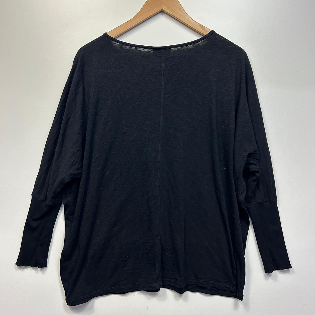 Sussan Navy Cotton Top - Size XL