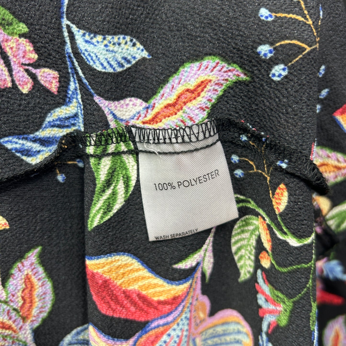 Crossroads Maxi Dress Size 16 Black Floral Short Sleeve