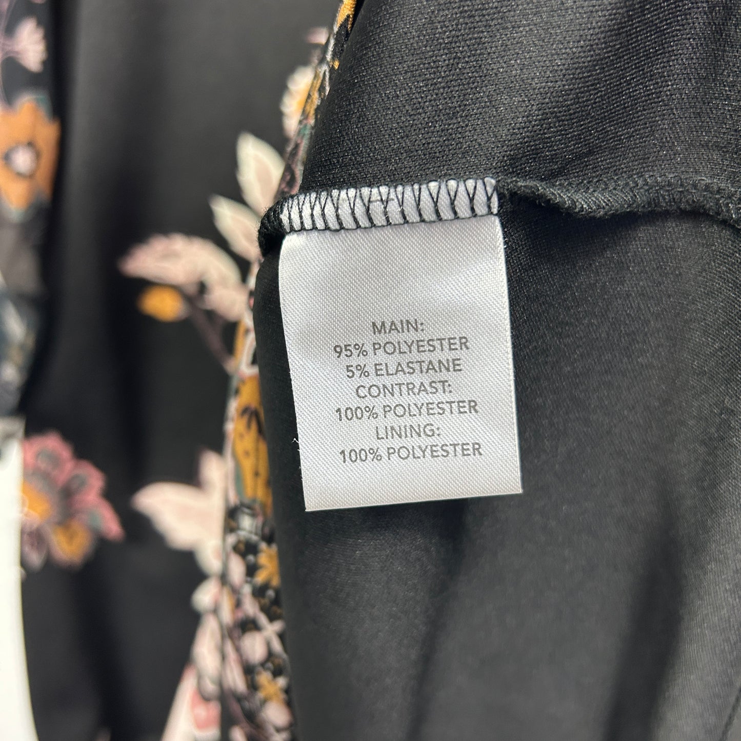 Millers Dress Size 22 Black Floral Spilt Sleeve