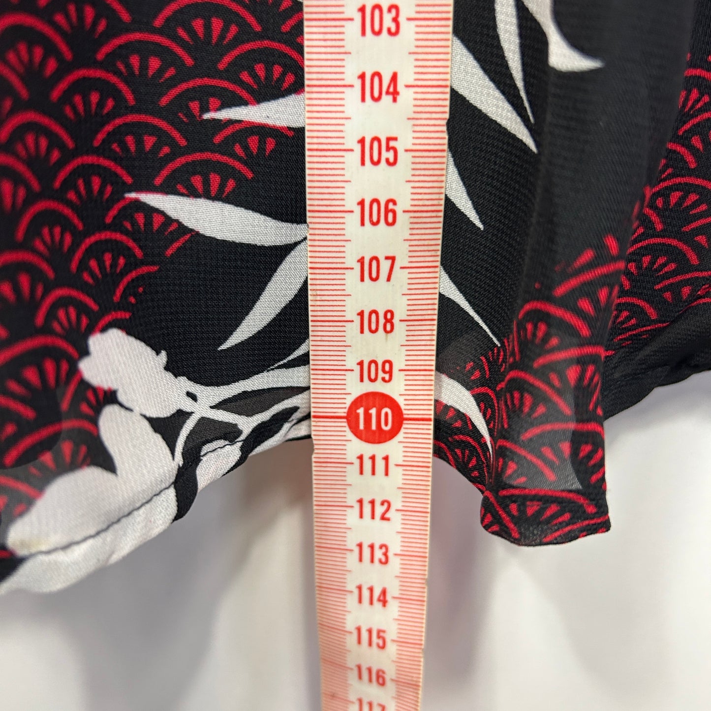 Millers Dress Size 18 Black Red Short Sleeve Oriental New