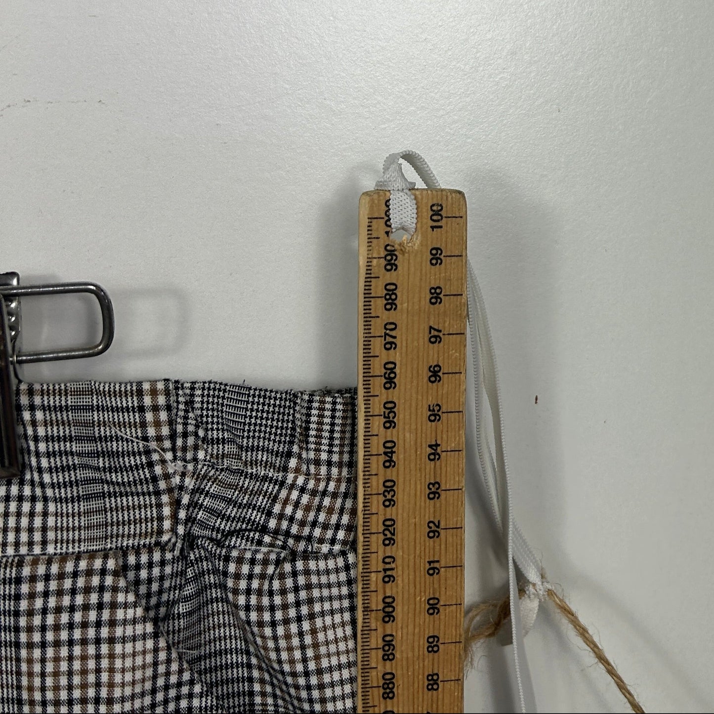 Millers Multicoloured Check Pull On Pants - Size 20