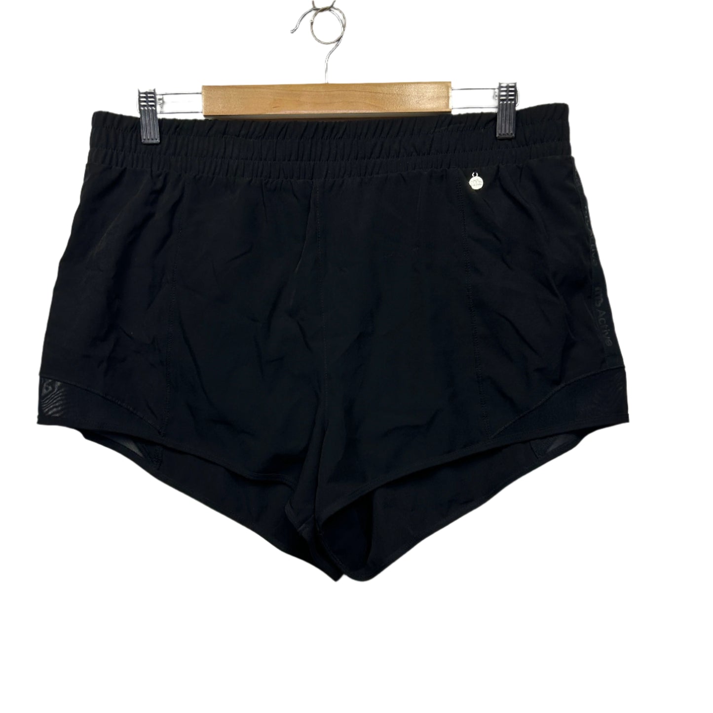 Michelle Bridges Running Shorts Size 16 Black Activewear