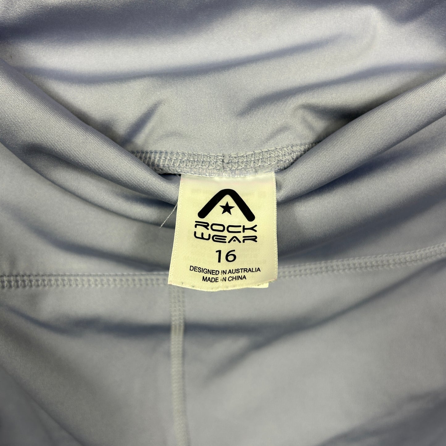 Rockwear Cropped Leggings Size 16 Lavender Activewear