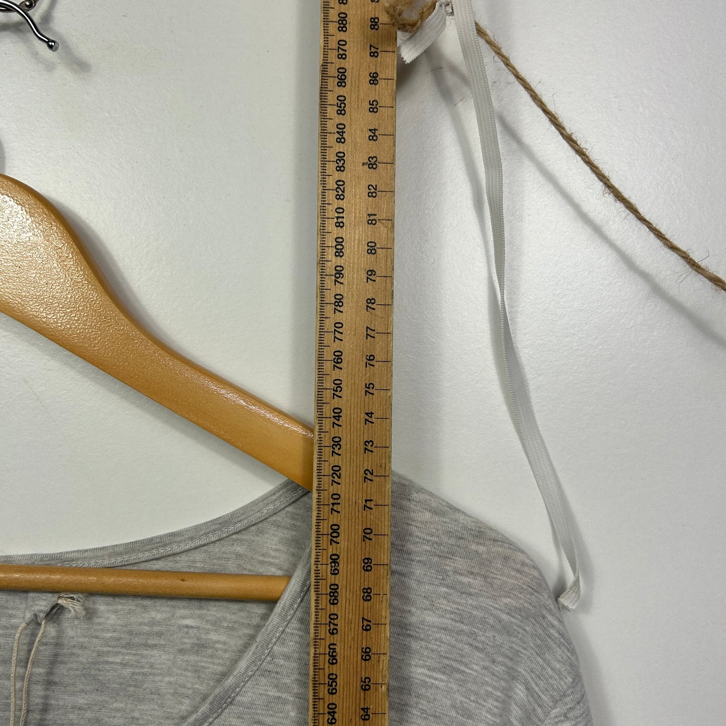 Rivers Grey Marle Long Sleeve Top - Size 22