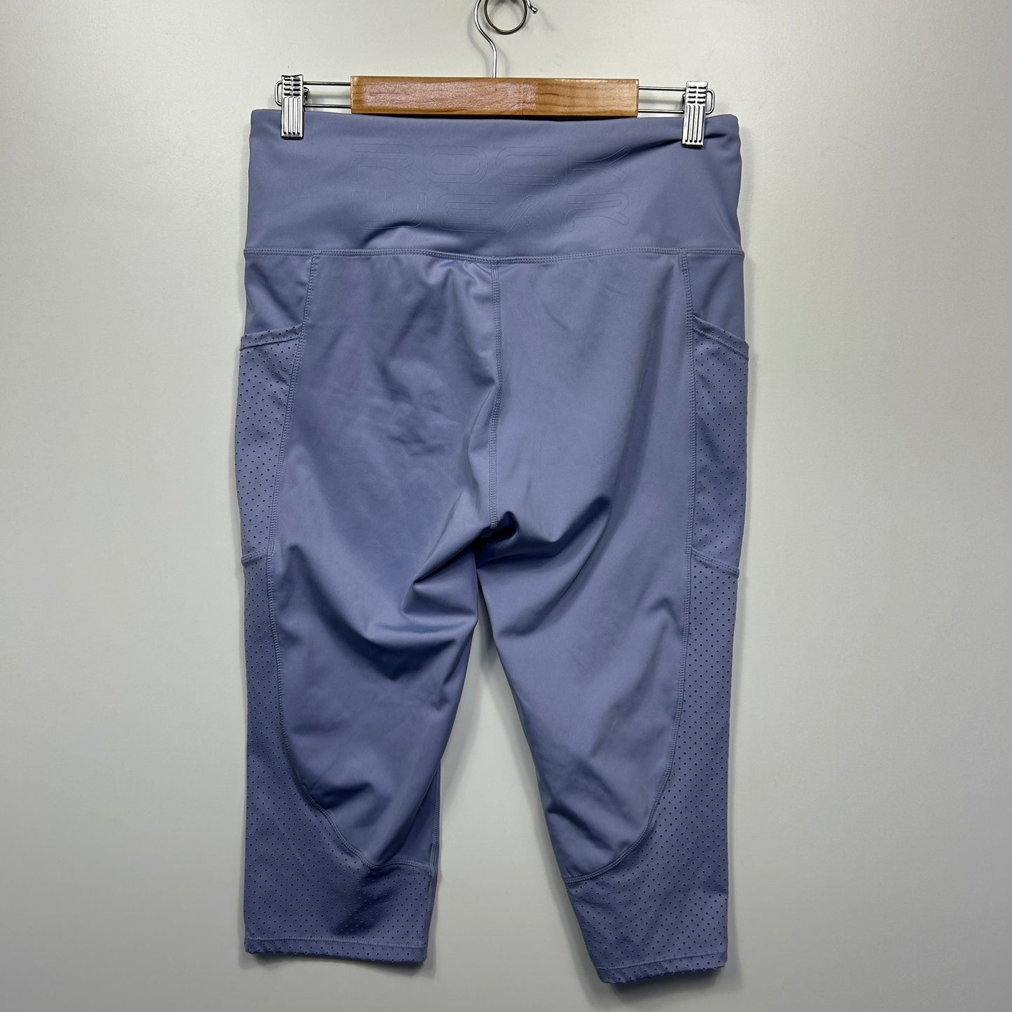 Rockwear Cropped Leggings Size 16 Lavender Activewear